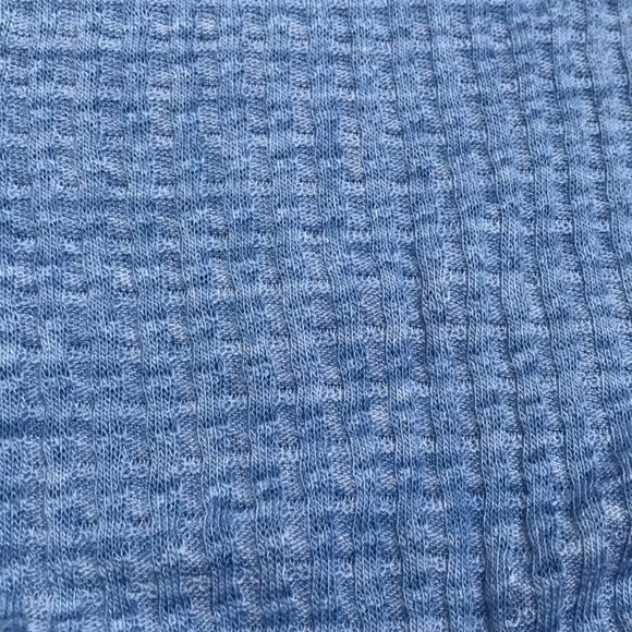 Free People South Side Thermal Blue Top. Size: M,L - Picture 8 of 8